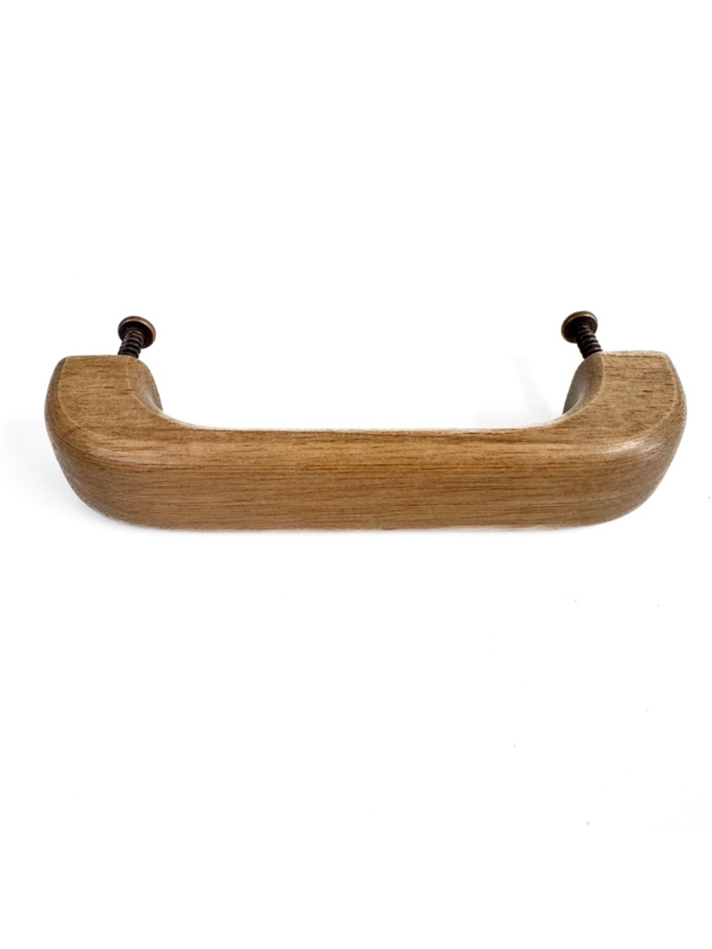 Vintage Wood Grain Drawer Pull Handle 1980s Tan 3.75”